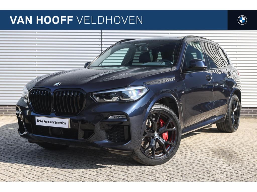 BMW X5 xDrive45e High Executive M Sport Automaat / Panoramad, Gebruikt, 394 pk, Met garantie (alle), Zwart