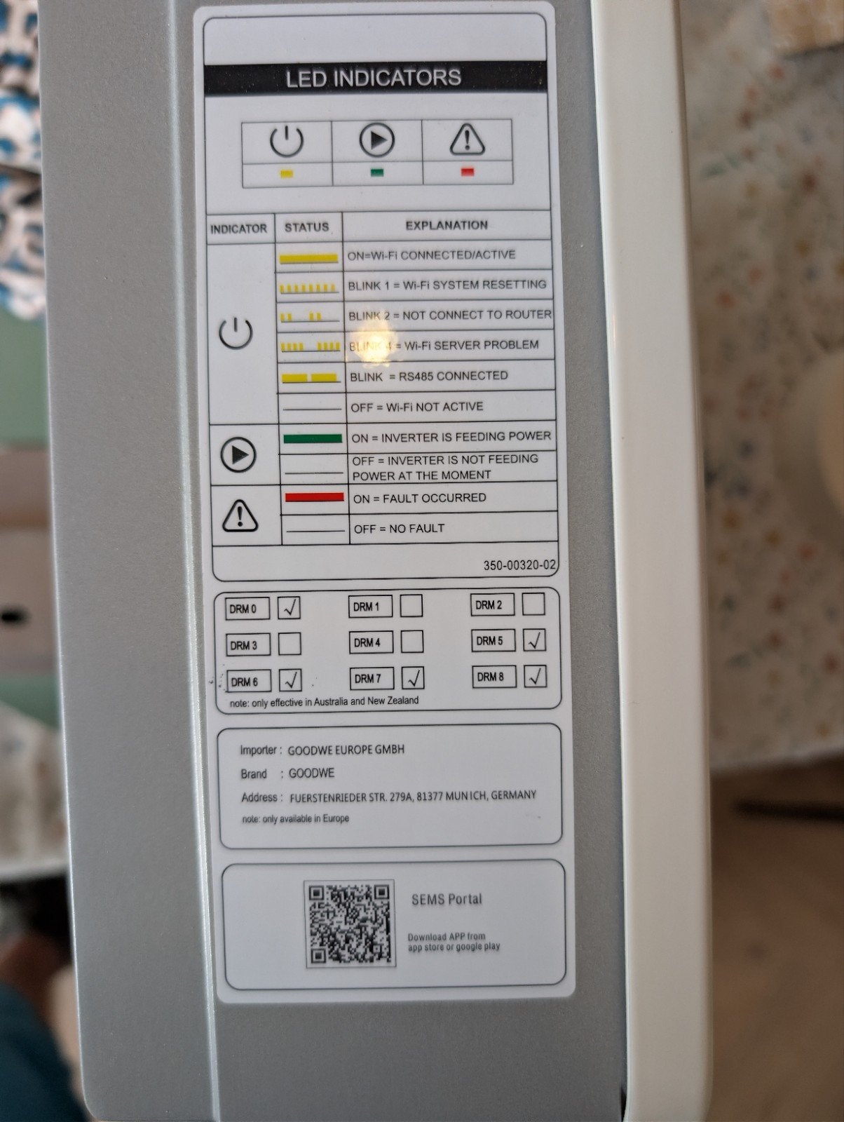 GoodWe GW2000-XS omvormer met WiFi-kit, Ophalen of Verzenden, Zo goed als nieuw, Overige typen