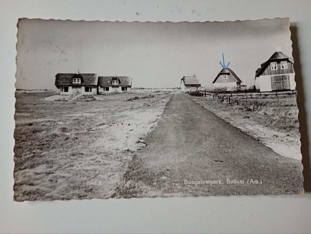 Ameland Ballum Zomerhuisjes 1964, Ophalen of Verzenden, 1960 tot 1980, Gelopen, Waddeneilanden