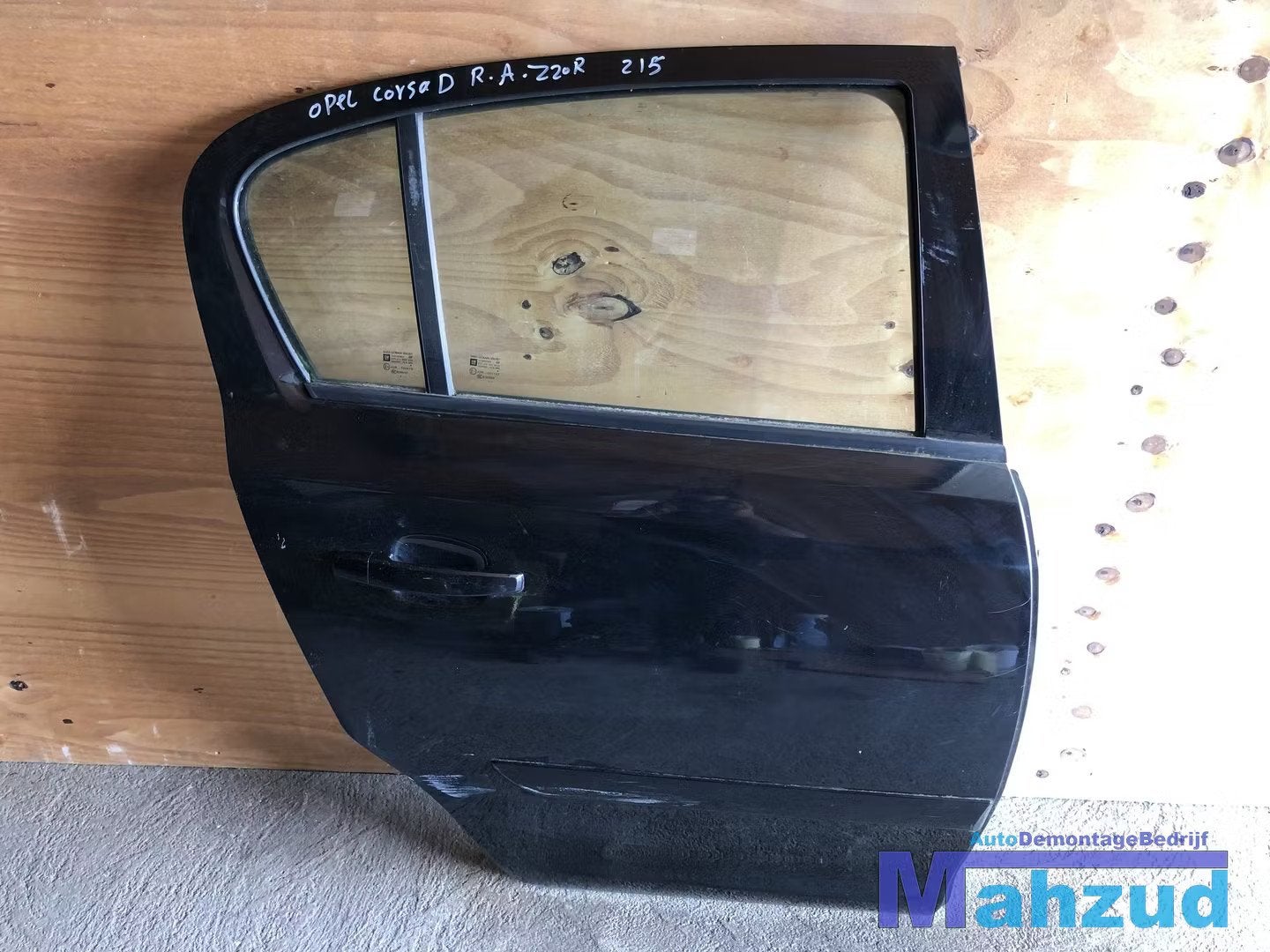 Opel Corsa D Zwart Z20R Rechts rechter Achter deur portier, Auto-onderdelen, Carrosserie en Plaatwerk, Gebruikt, Deur, Ophalen of Verzenden