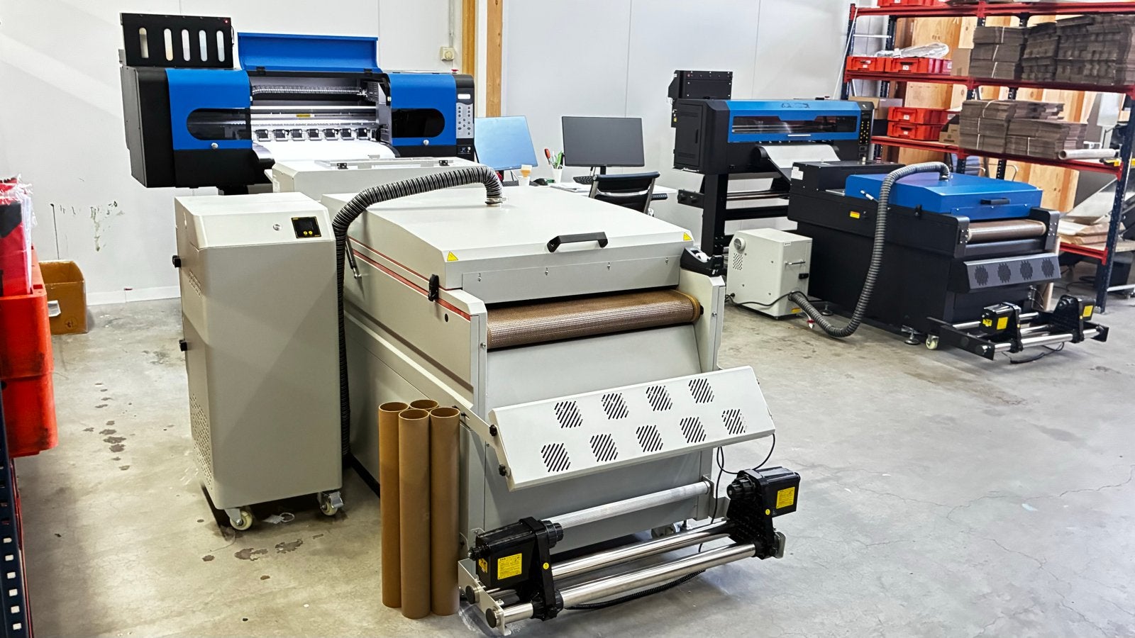 complete DTF setups met 4 koppen Epson i3200, Ophalen