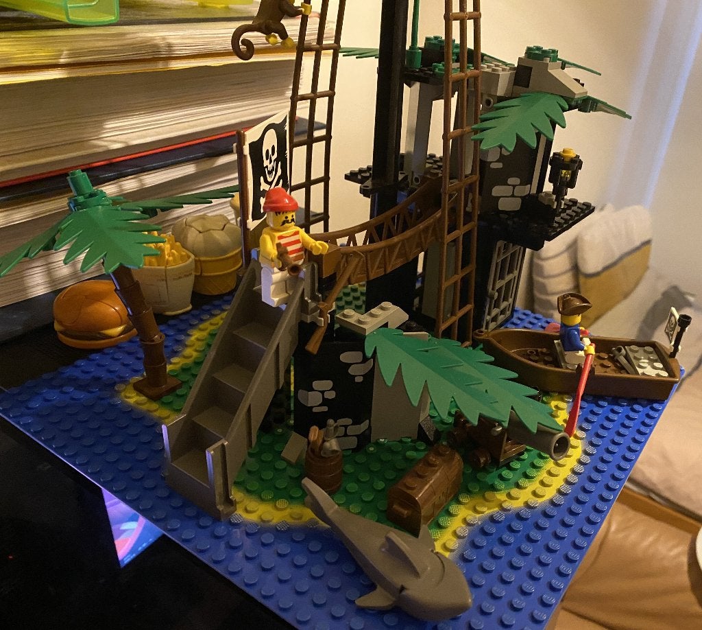 LEGO 6270 Forbidden Island + boekje, Zo goed als nieuw, Complete set, Compleet, Lego