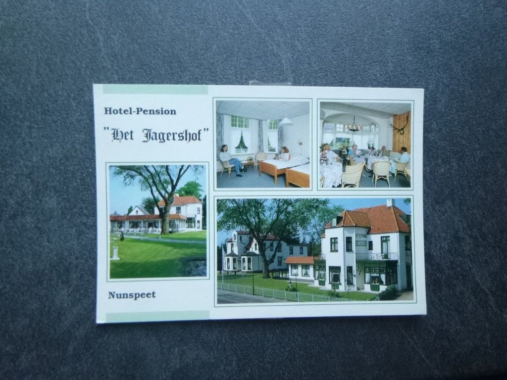 Nunspeet, hotel pension Het Jagershof/interieur, Verzenden, 1980 tot heden, Gelopen, Gelderland