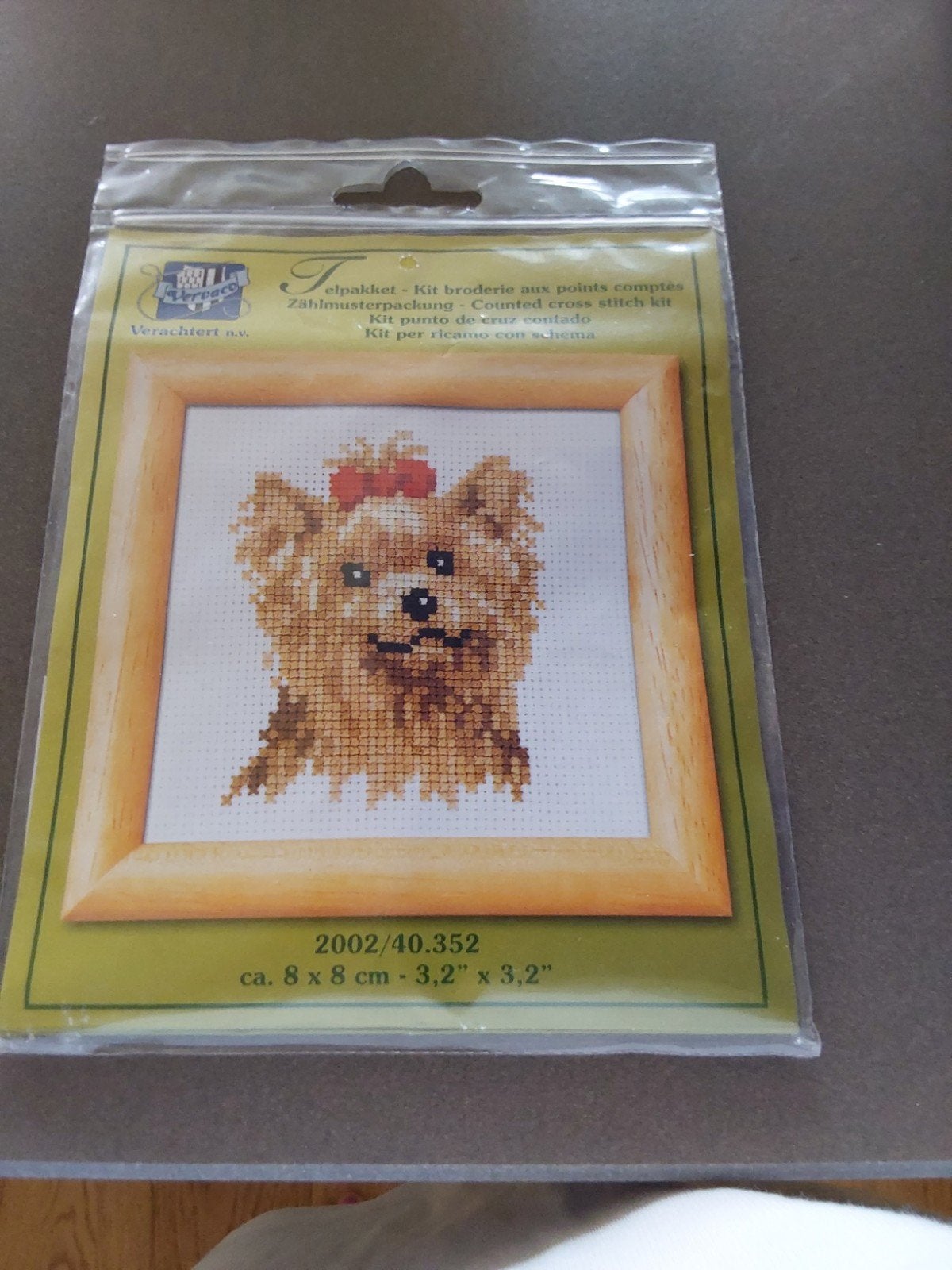 Borduurpakketje hondje, Ophalen of Verzenden, Nieuw, Borduurpakket