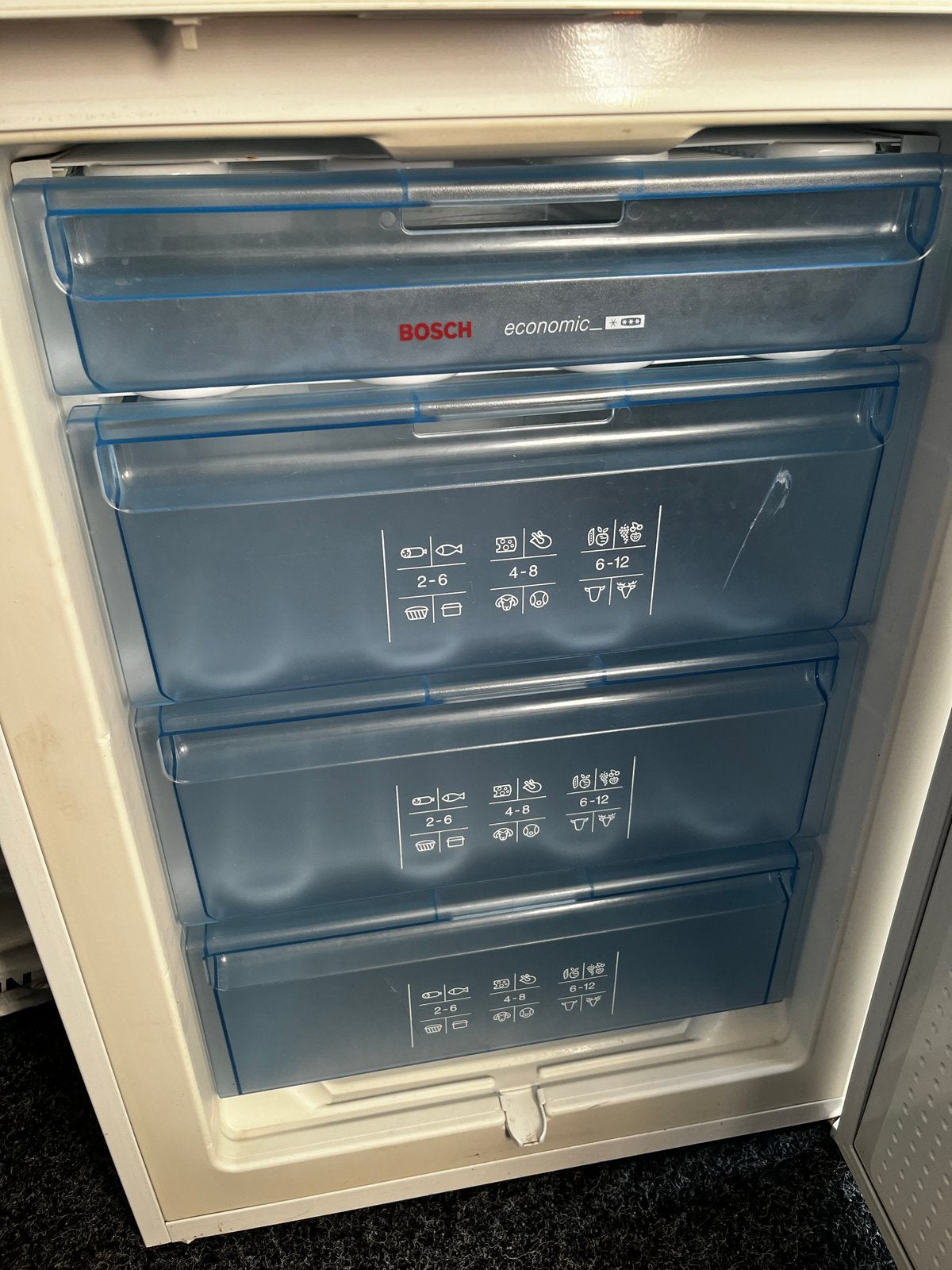Bosch Exclusiv Vriezer - tafelmodel gebruikt, Witgoed en Apparatuur, Vriezers en Diepvrieskisten, Gebruikt, Minder dan 85 cm, Minder dan 60 cm