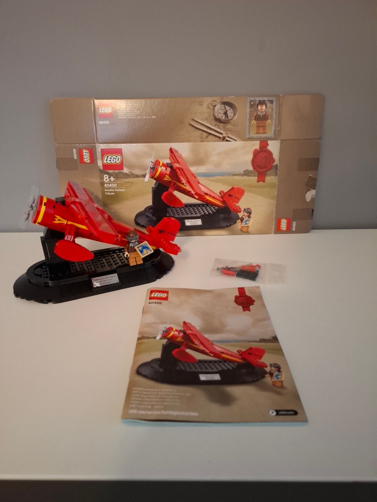 LEGO Amelia Earhart Tribute (40450), Ophalen, Zo goed als nieuw, Overige merken