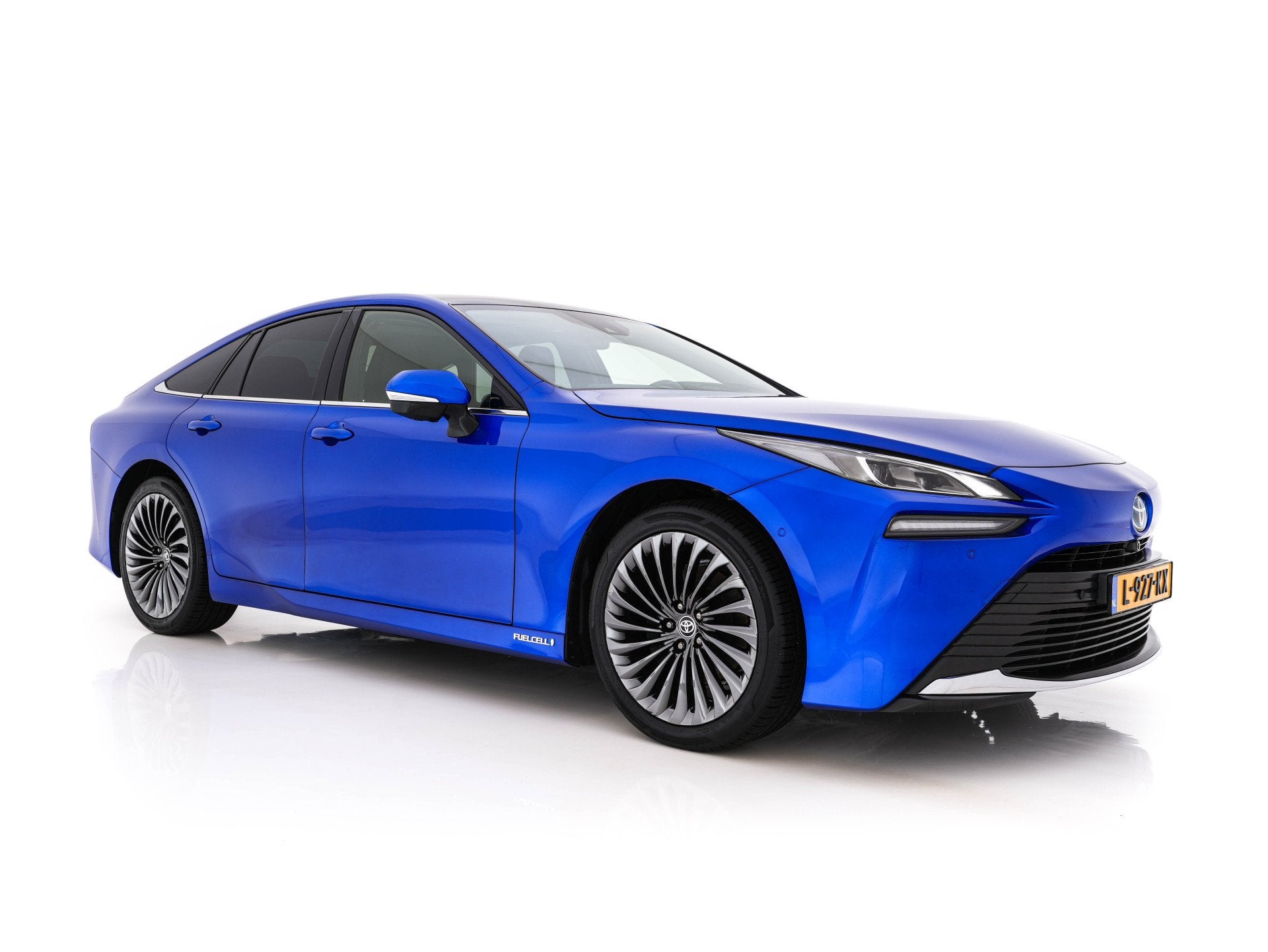 Toyota Mirai Prestige [ HYDROGEN ] (INCL.BTW) Aut. *PANO | H, Auto's, Toyota, Automaat, Achterwielaandrijving, Gebruikt, Blauw