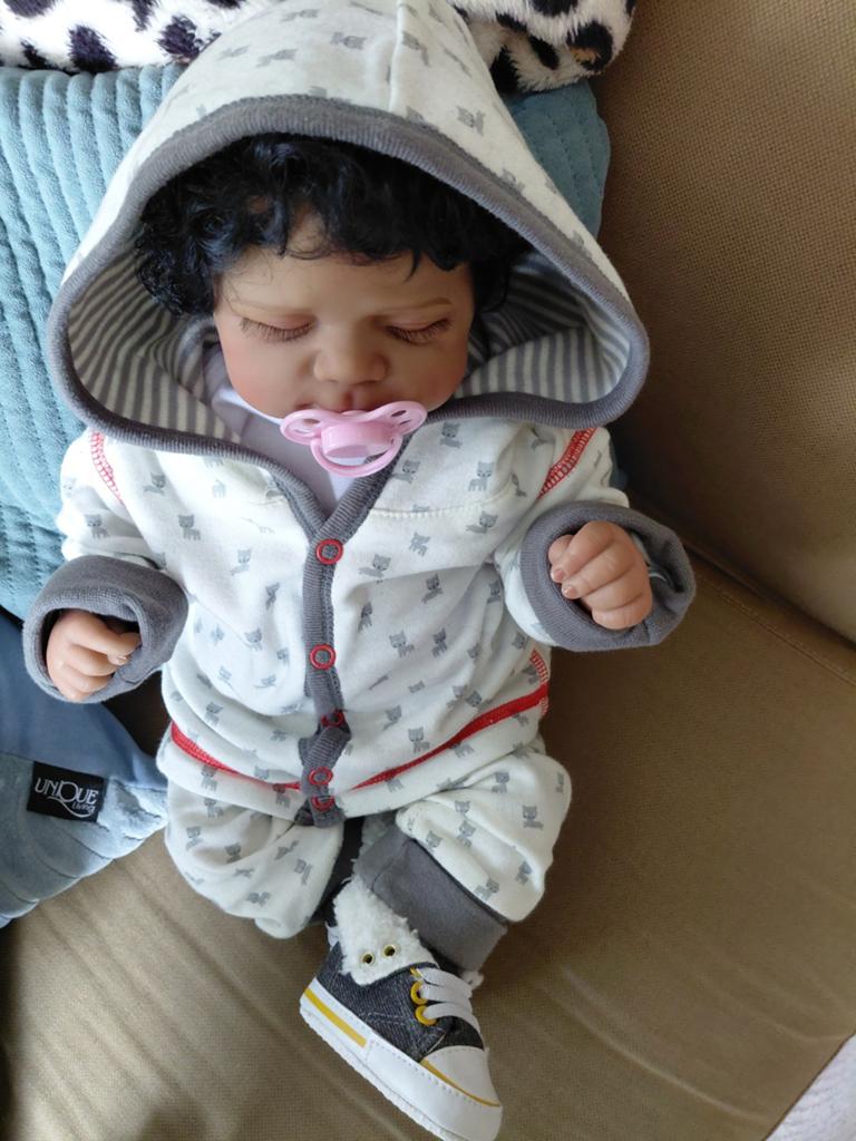 Reborn baby pop, Verzamelen, Poppen, Ophalen of Verzenden, Zo goed als nieuw, Babypop