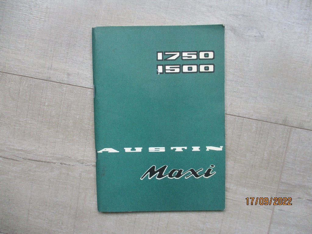 Austin Maxi --  Instructieboekje --  SALE !!, Ophalen of Verzenden