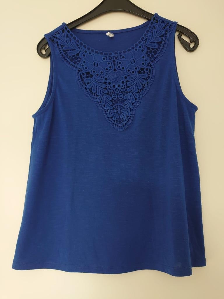top shirt Only maat S, Only, Zo goed als nieuw, Verzenden, Blauw
