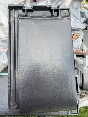 300 st. NELS G10 PRO 667 DAKPANNEN ZWART EDELENG (Nieuw), Ophalen, Steen of Klei, Zwart, Nieuw