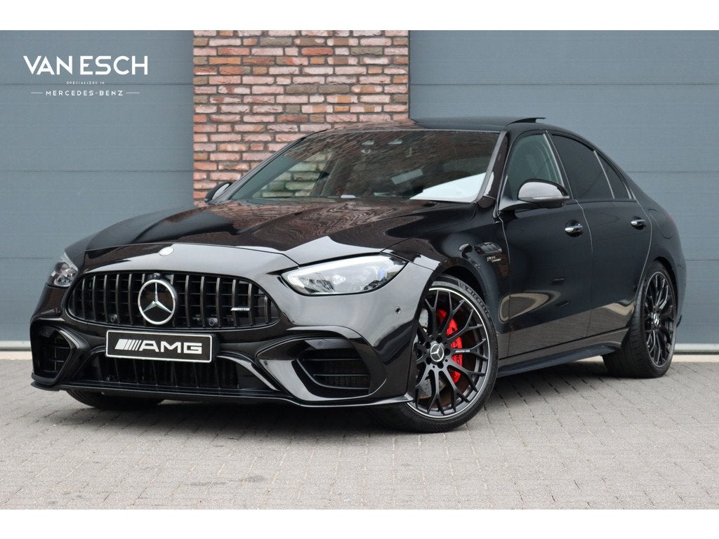 Mercedes-Benz C-Klasse AMG 63 S E Performance | 680 pk | Ach, Auto's, 4 cilinders, Met garantie (alle), Zwart, Vierwielaandrijving