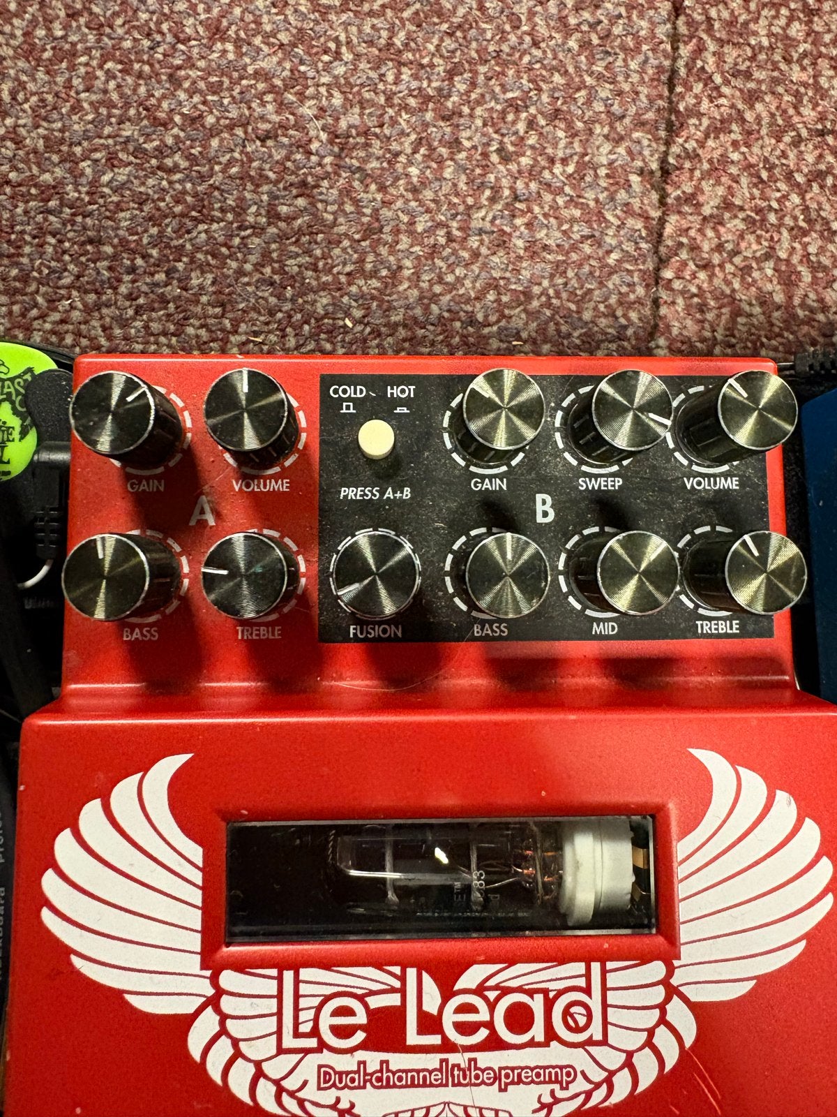 Two Notes Le Lead Dual-channel tube preamp, Ophalen of Verzenden, Gebruikt, Distortion, Overdrive of Fuzz