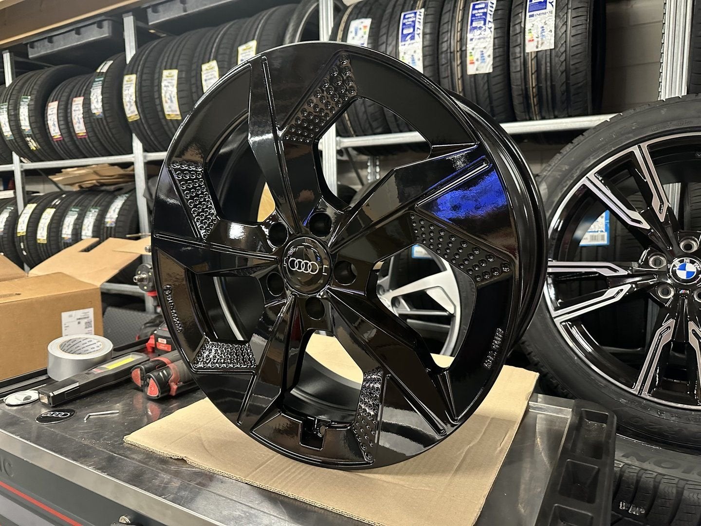 NIEUW 19inch Audi VW Seat Skoda BMW Rotor Style Velgen 5x112, 19 inch, -, -, Banden en Velgen