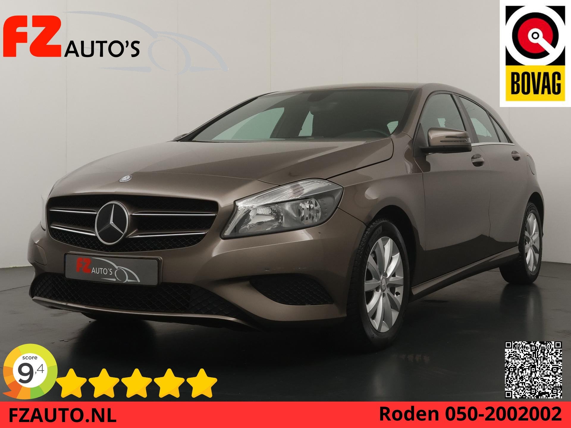 Mercedes-Benz A-klasse 180 - Navigatie - Stoelverwarming - L, Auto's, Mercedes-Benz, Voorwielaandrijving, Stof, Gebruikt, Euro 6