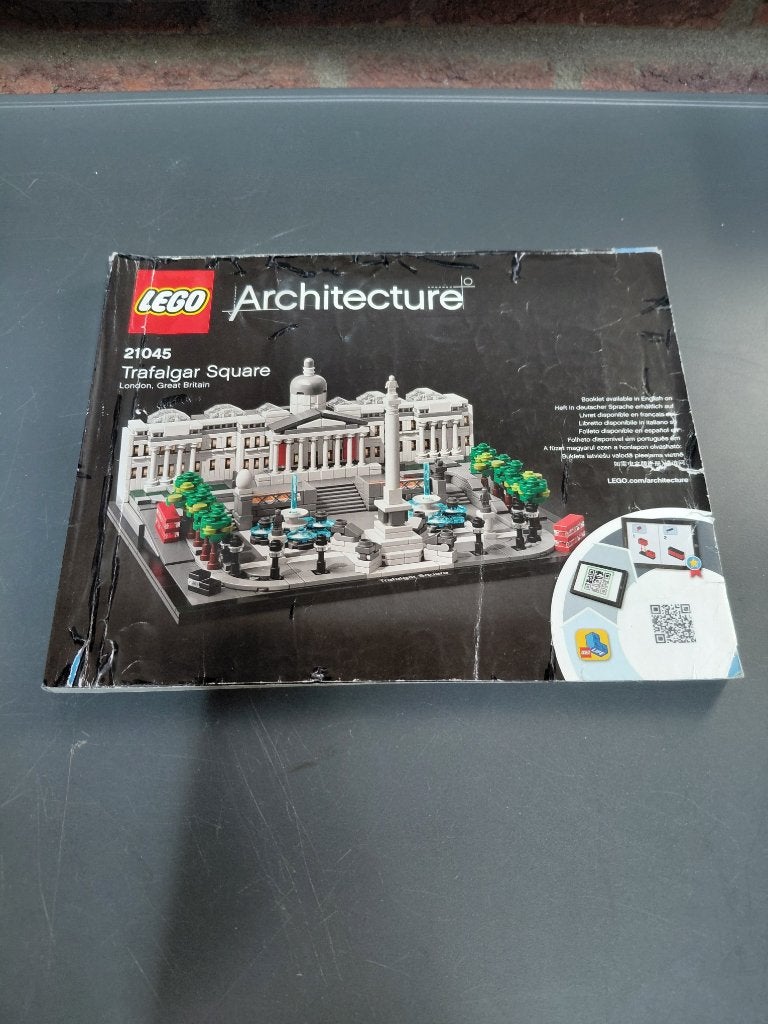 lego 21045 trafalgar square instructieboek architecture, Gebruikt, Lego, Accessoire, Architecture