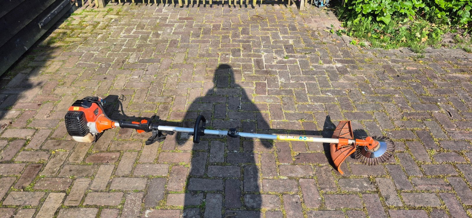 Bosmaaier met onkruidborstel en maaikop, Ophalen of Verzenden