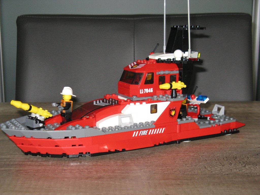 lego 7046 fire Command Craft, Ophalen of Verzenden, Zo goed als nieuw, Lego