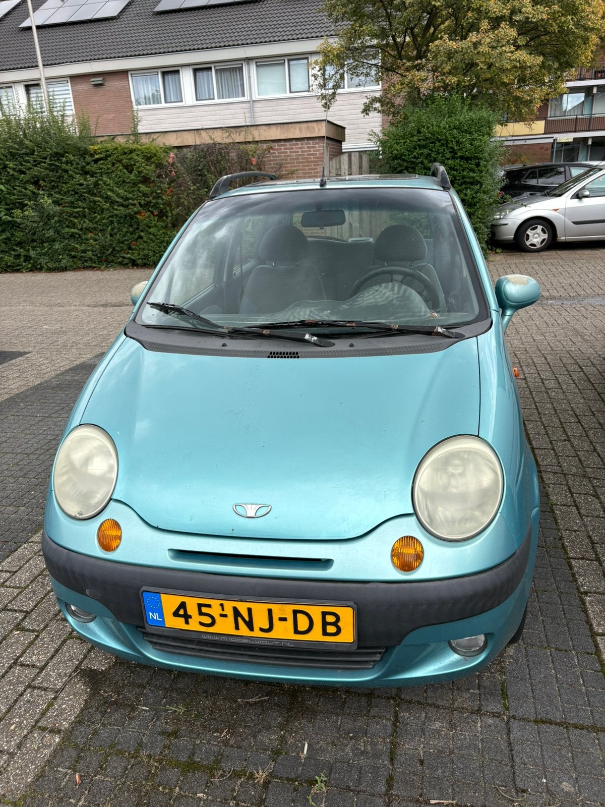 Daewoo Matiz 1.0 2003 Blauw, Auto's, Daewoo, Voorwielaandrijving, 64 pk, Origineel Nederlands, Handgeschakeld