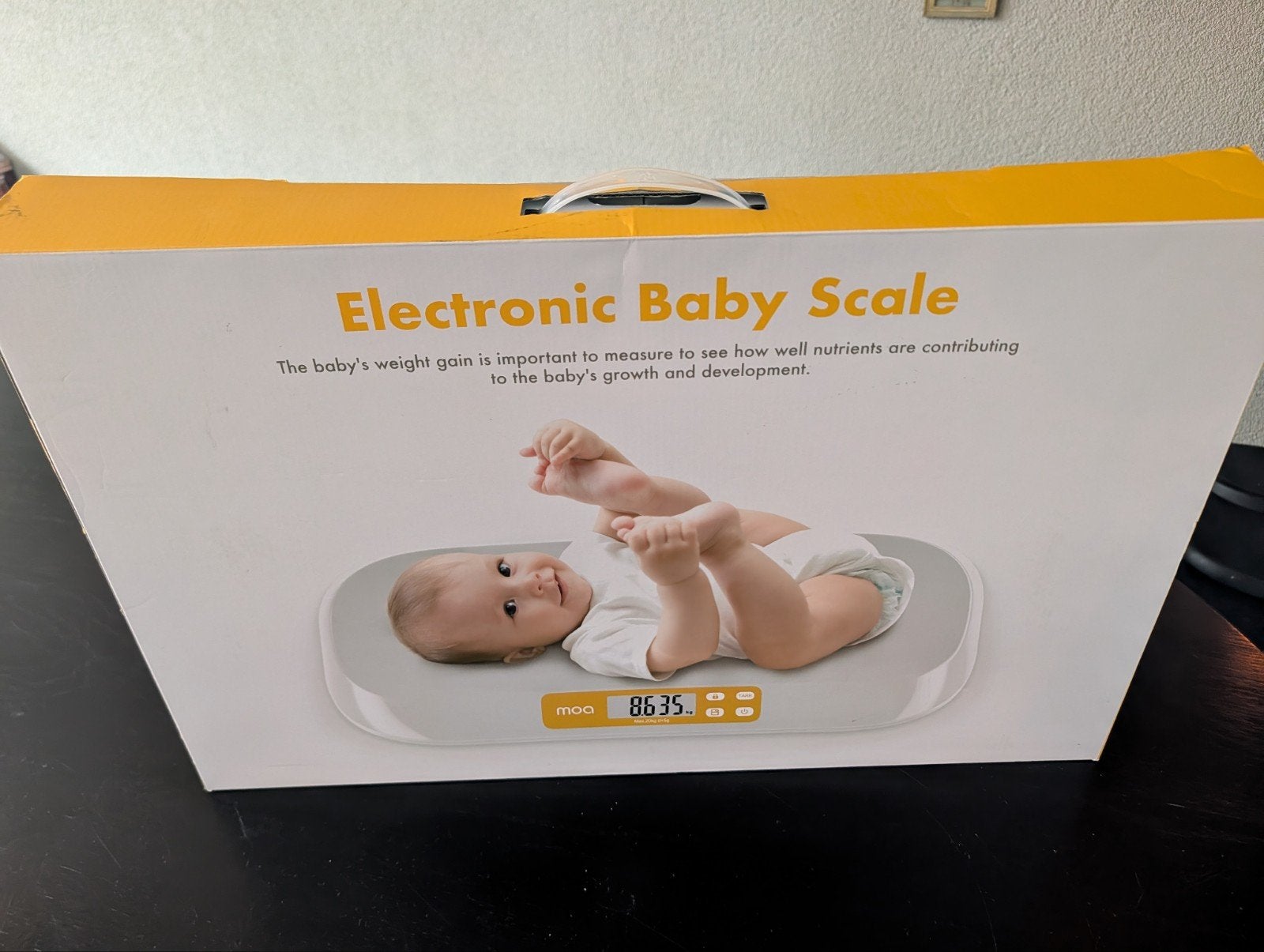 Elektronische babyweegschaal, Ophalen of Verzenden, Zo goed als nieuw