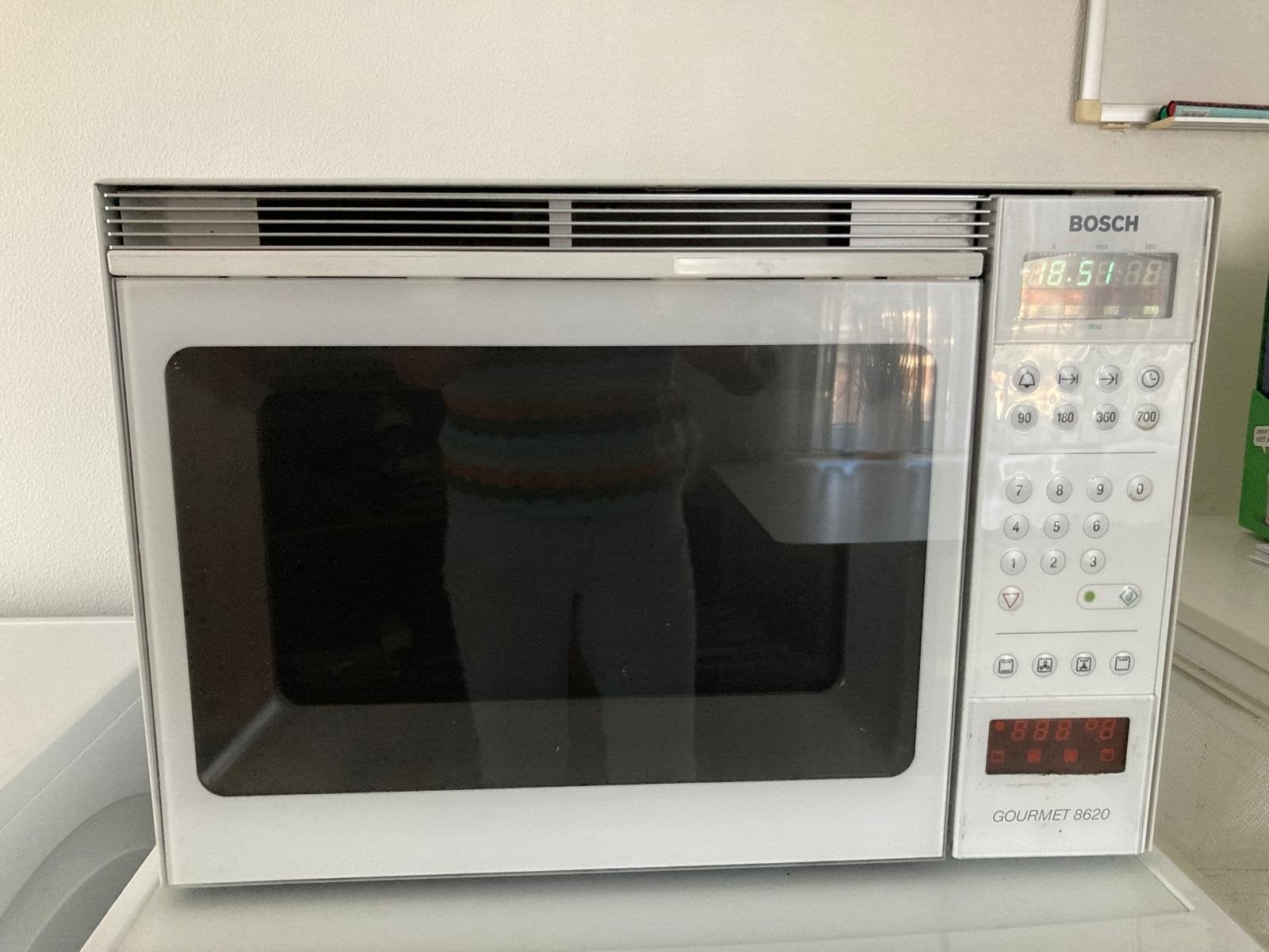 Bosch Gourmet 8620 combi oven magnetron - werkt nog prima!, Ophalen, Combimagnetron, Gebruikt, 60 cm of meer