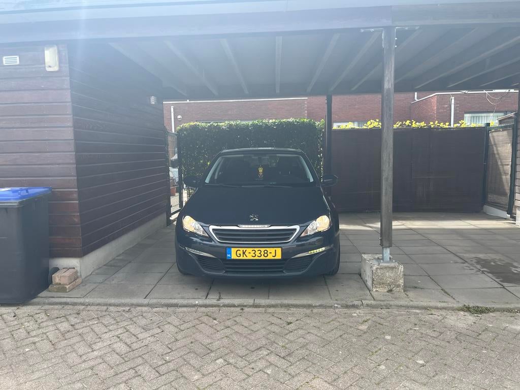 Peugeot 308 1.6E-HDI 88/120 5-D 2015 Zwart, Voorwielaandrijving, 1160 kg, Stof, Zwart