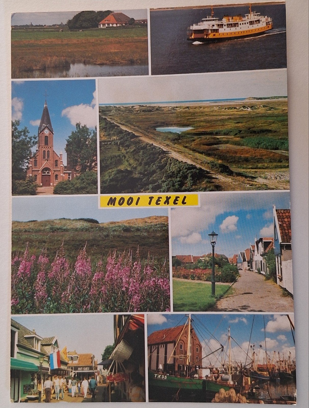 Mooi Texel Ansichtkaart - Olympische Spelen 1992, Verzamelen, Ophalen of Verzenden, 1980 tot heden, Gelopen, Waddeneilanden