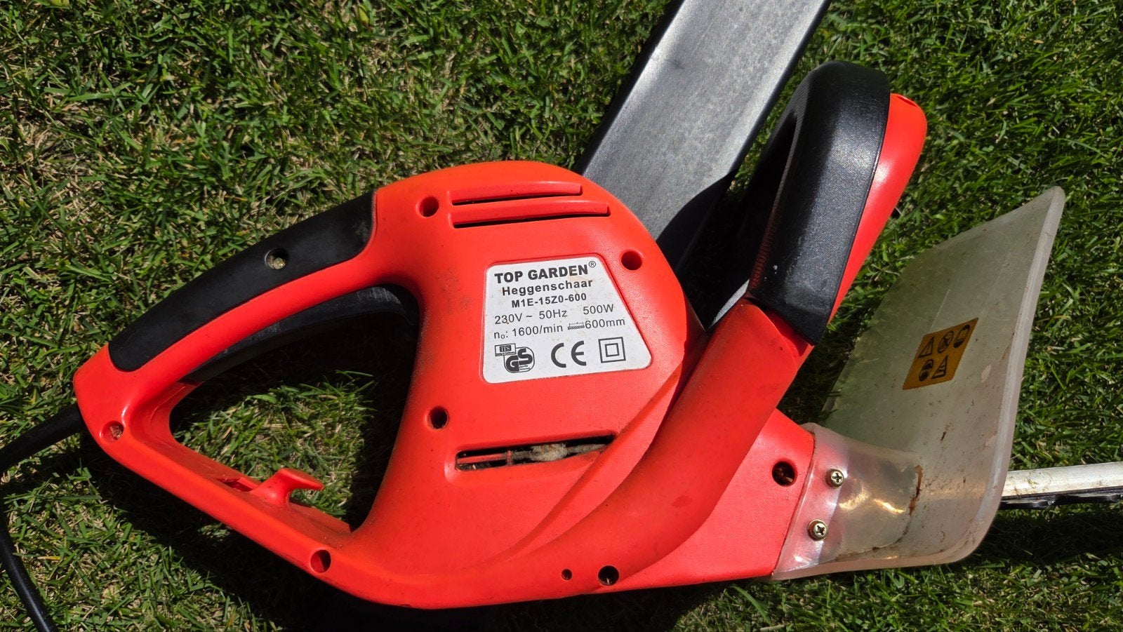 TOP GARDEN Heggenschaar MTE-1520-600, 500W, Ophalen, Gebruikt, Elektrisch, TOP GARDEN
