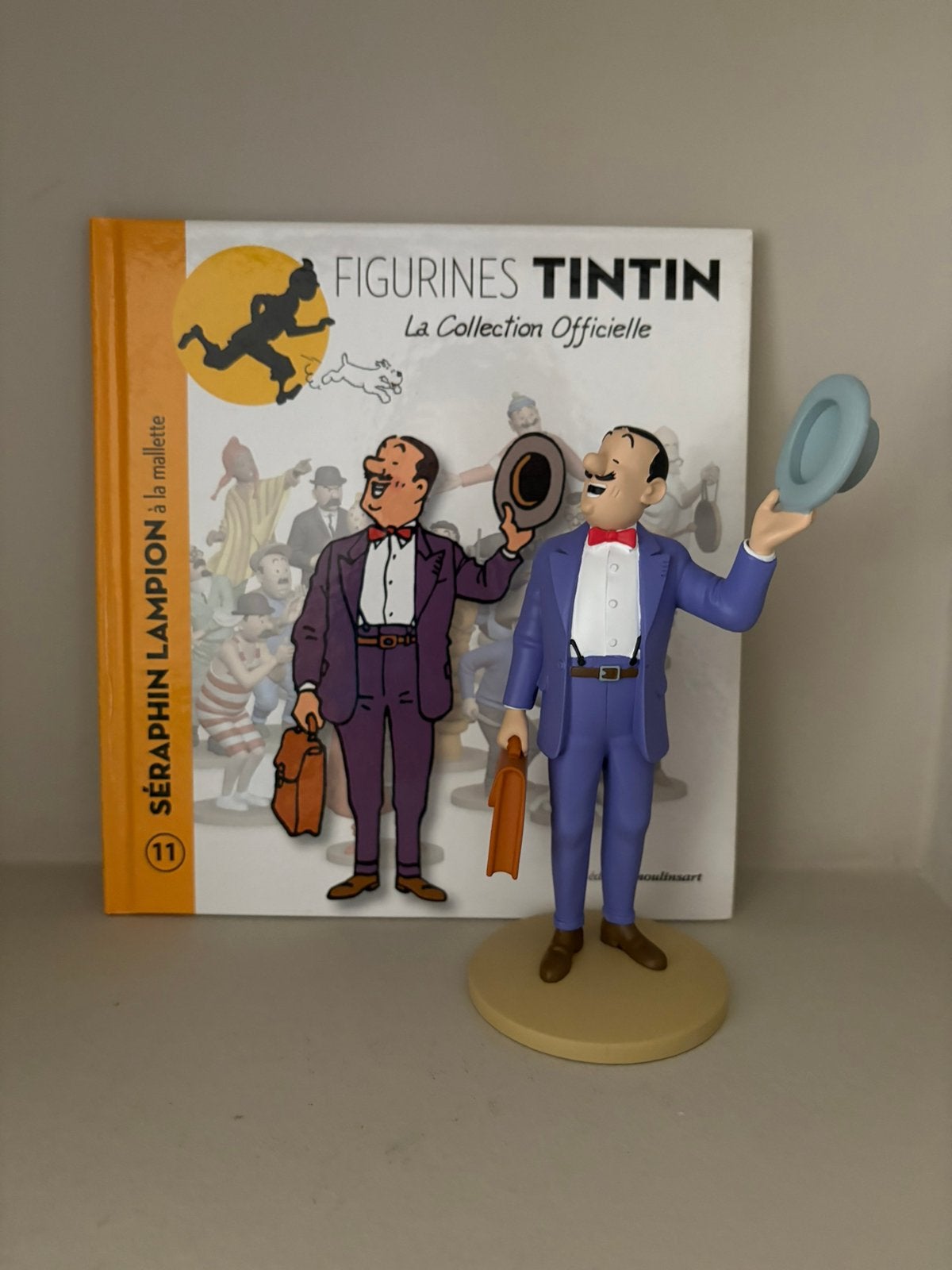 Kuifje/Tintin beeld Serafijn Lampion Moulinsart, Verzamelen, Ophalen of Verzenden, Kuifje, Zo goed als nieuw, Beeldje of Figuurtje