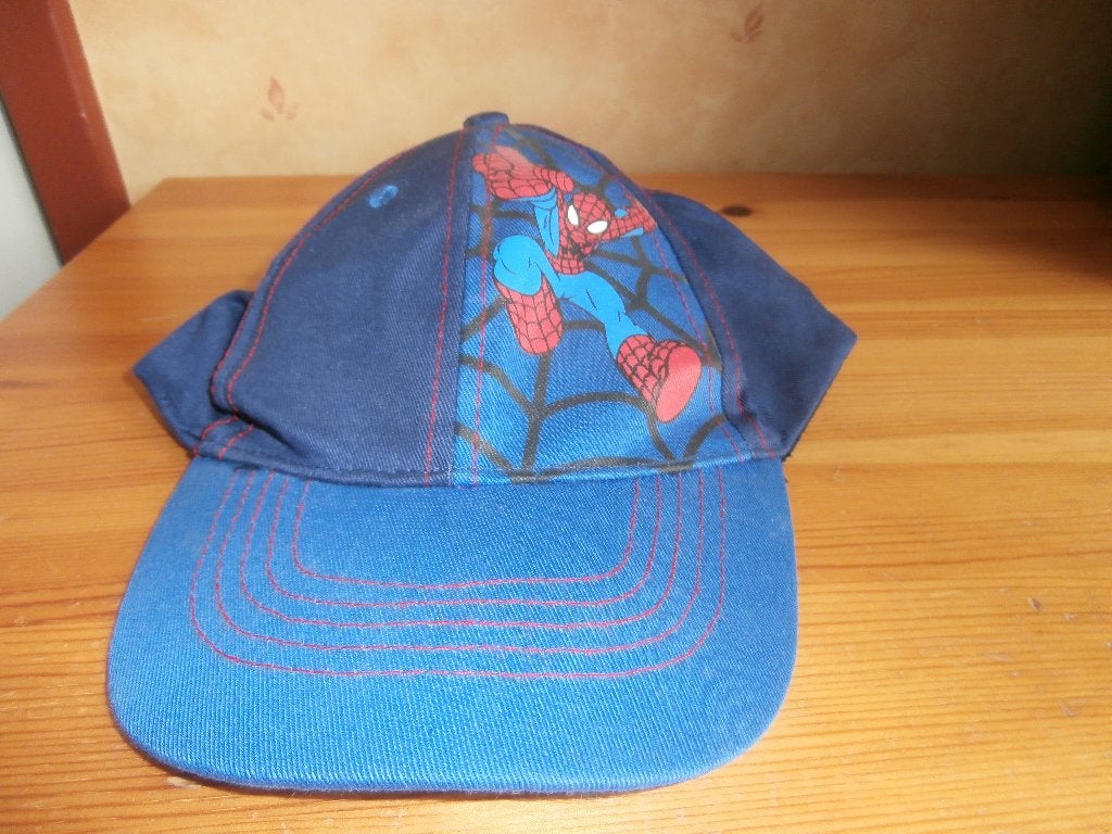 Pet Spiderman and Friends van Marvel kinderpet maat 50, Ophalen of Verzenden, Zo goed als nieuw, Spiderman, Jongen of Meisje