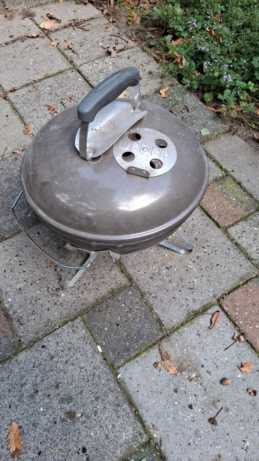 Compacte Weber tafel BBQ - Ideaal voor balkon/tuin, Ophalen, Gebruikt, Weber