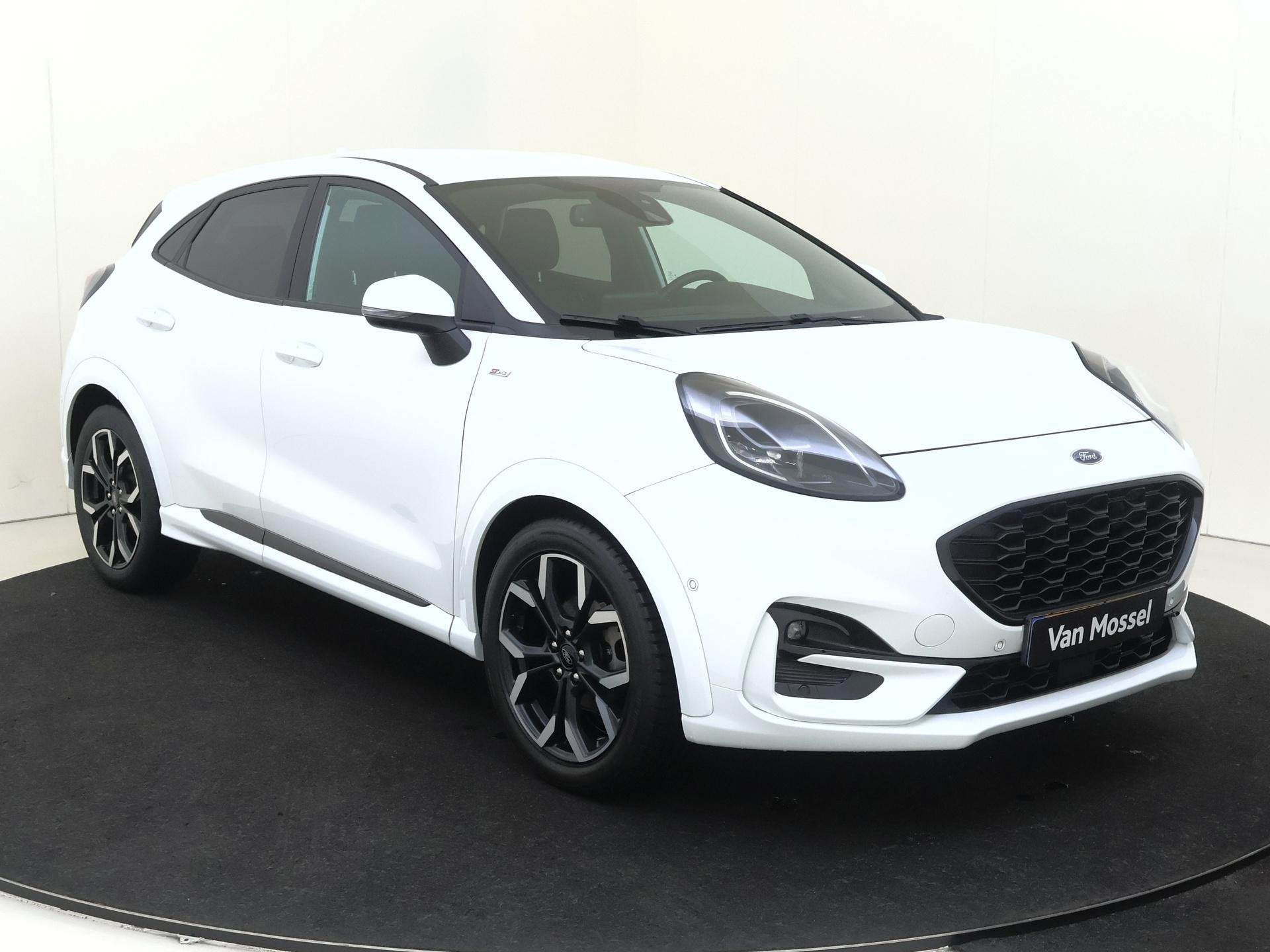 Ford Puma 1.0 EcoBoost Hybrid ST-Line X | Airco automatisch, Auto's, Voorwielaandrijving, Leder en Stof, Bedrijf, 3 cilinders