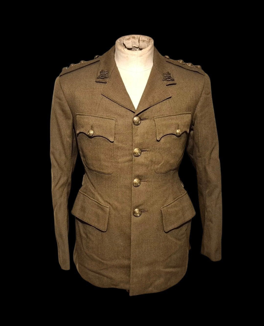 Royal Buffs East Kent Regiment uniform jas WWII, Verzamelen, Ophalen of Verzenden, Landmacht, Engeland, Kleding of Schoenen