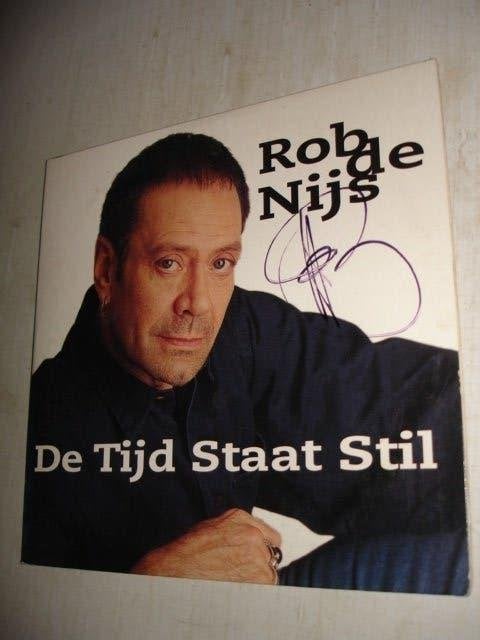 Rob de Nijs- De tijd staat stil- Handtekening-, Verzenden, Zo goed als nieuw, Nederlandstalig, Gesigneerd