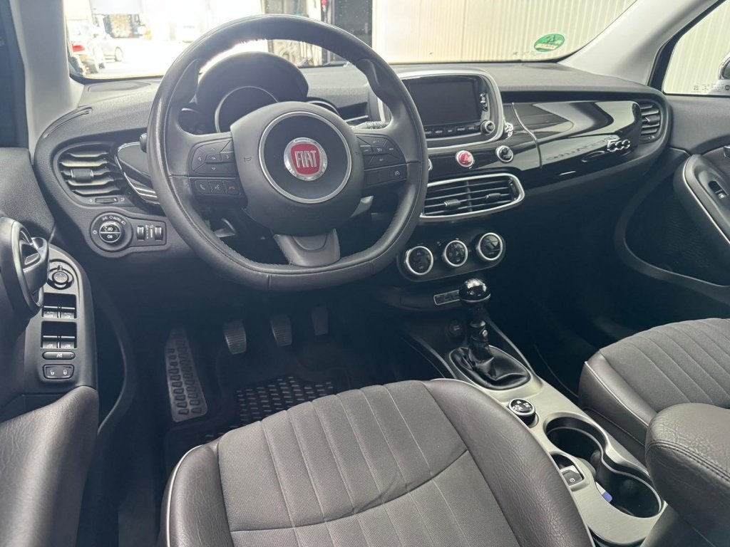 Fiat 500X 1.4 T M-Air Lounge (bj 2015), Gebruikt, 4 cilinders, Zwart, Origineel Nederlands