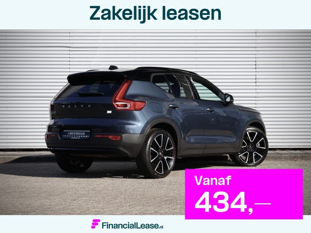 Volvo XC40 | T5 | R Design Recharge | SOH 95% | Panorama | H, Blauw, Parkeercamera, Plug-in hybride, Bedrijf