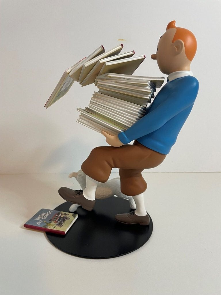 Kuifje & Bobby beeld met Stripboeken 46964, Niet ingevuld, Nieuw, Niet ingevuld, Niet ingevuld