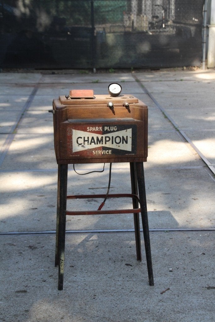 retro Champion bougie tester / vintage gereedschap garage, Auto diversen, Gebruikt, Sdf, Mfdmfm, Ophalen