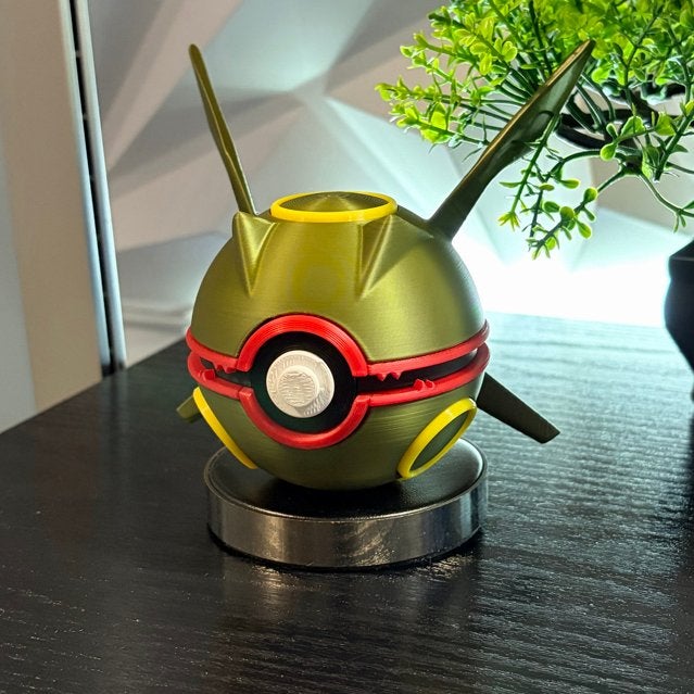 Shiny Rayquaza Pokeball, Ophalen of Verzenden, Gebruikt