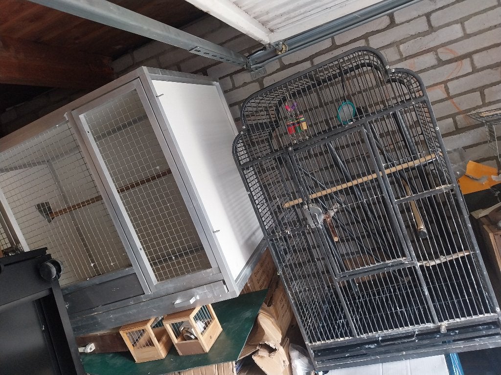 Vogel hokken/kooien tekoop., Ophalen, Zo goed als nieuw, Hout, Vogelkooi