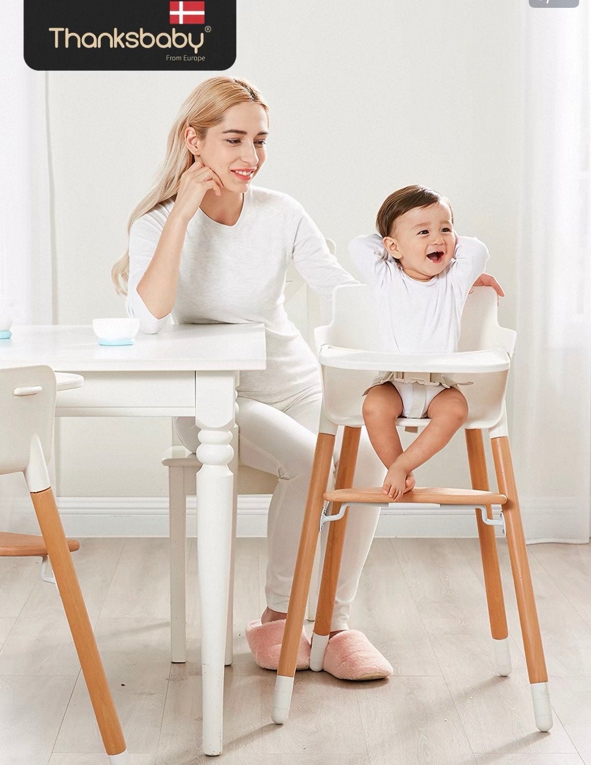Kinderstoel nieuw in doos - Baby Chair, Kinderen en Baby's, Ophalen of Verzenden, Nieuw, Meegroeistoel, Afneembaar eetblad