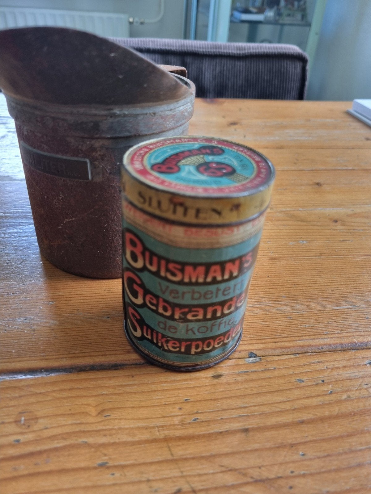 Buisman blikje., Verzamelen, Ophalen of Verzenden, Gebruikt, Overige