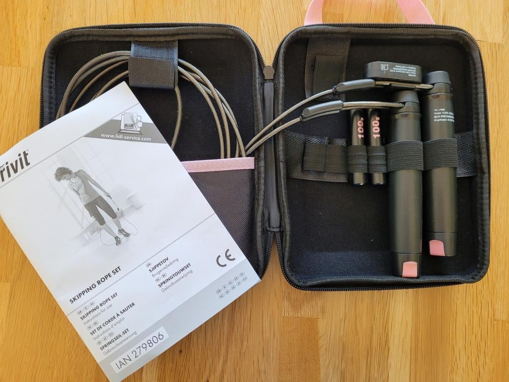 Springtouw set/skipping rope set crivit, Ophalen of Verzenden, Zo goed als nieuw