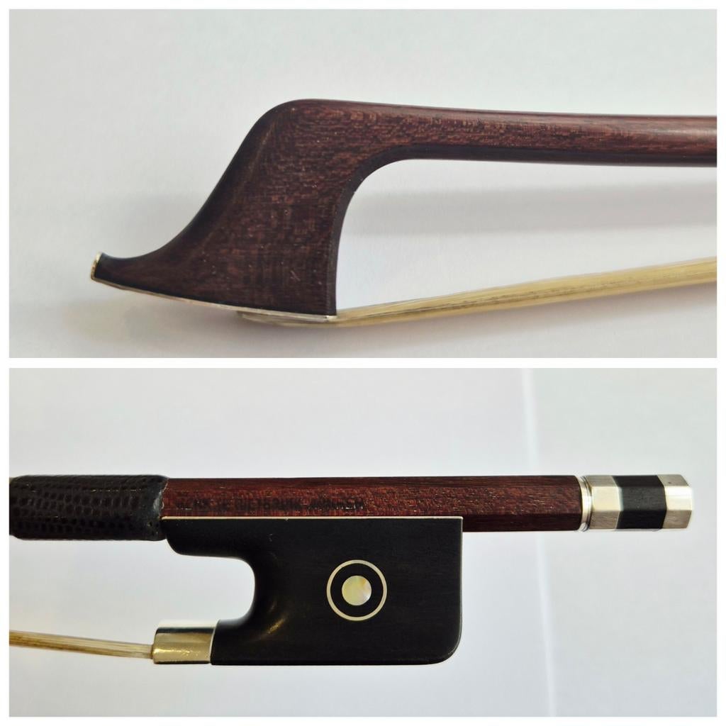 Prachtig Henk te Hietbrink cello strijkstok pernambuc/zilver, Muziek en Instrumenten, Strijkinstrumenten | Cello's, Ophalen of Verzenden