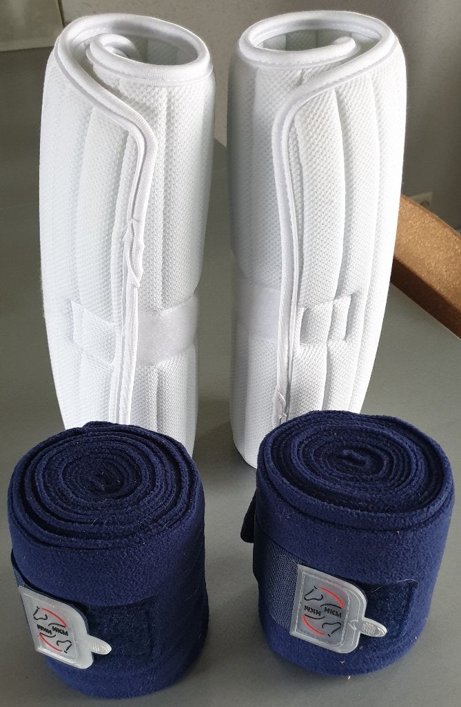 Z.g.a.n. Onderlappen inc. bandages, maat full, Dieren en Toebehoren, Ophalen of Verzenden, Zo goed als nieuw, Dressuur