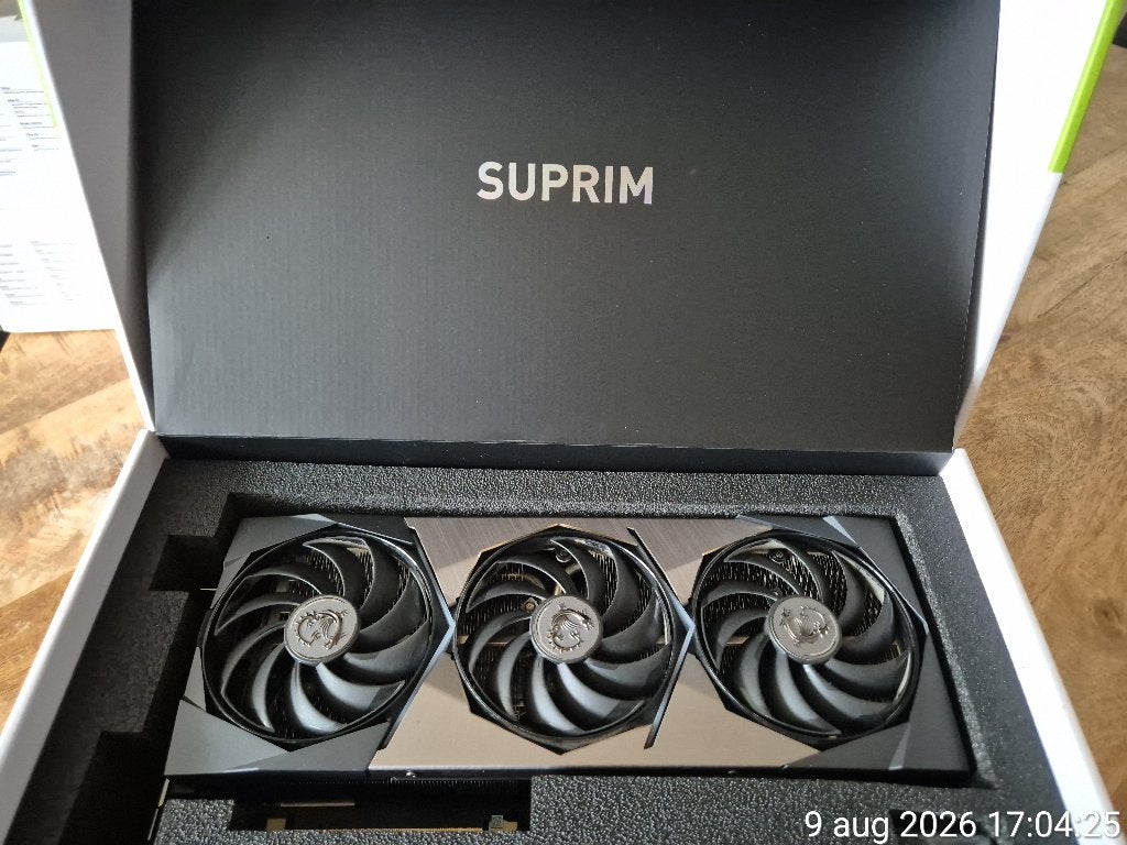 3090 Videokaart MSI SuprimX Geforce RTX 24GB, Ophalen of Verzenden, Zo goed als nieuw, GDDR6, PCI-Express 4