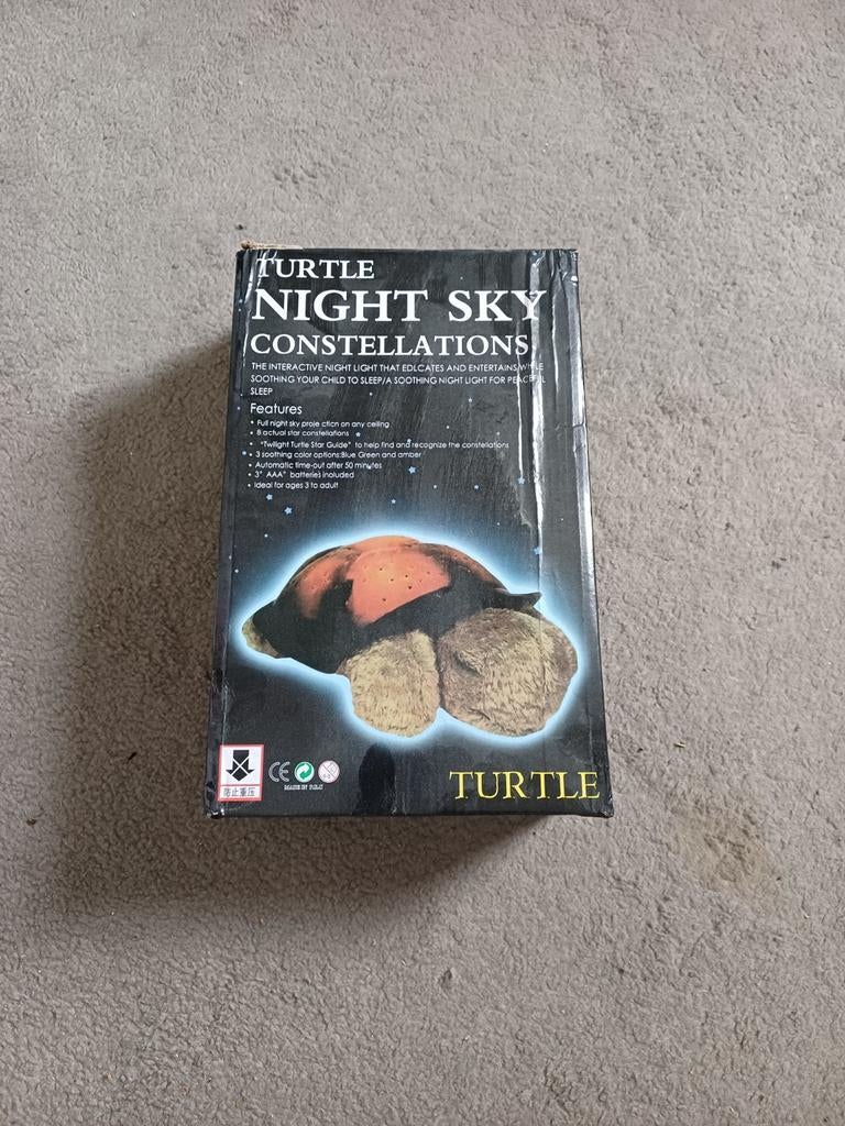 Cloud B Schildpad Sterrenhemel Knuffel, Ophalen of Verzenden, Nieuw, Overige typen, Met licht