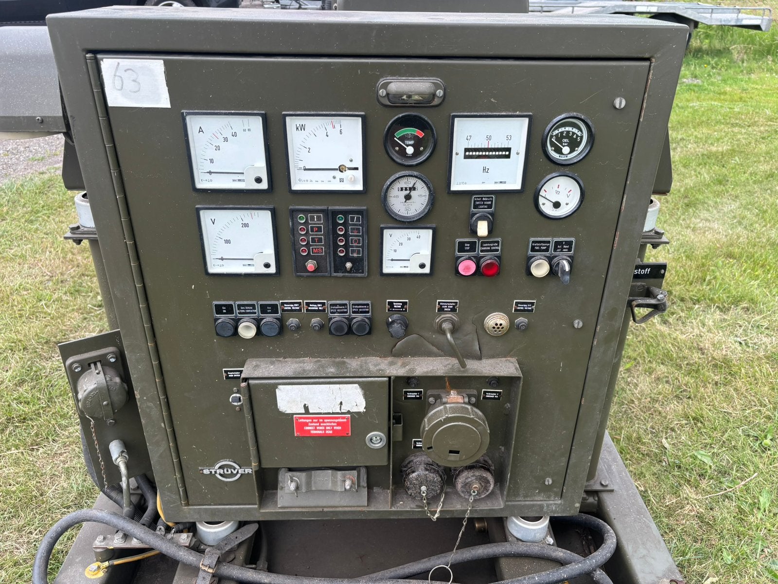 10 KVA Aggregaat 230 Volt Hatz diesel generator, Ophalen, Gebruikt, Elektrisch startend, Dieselolie