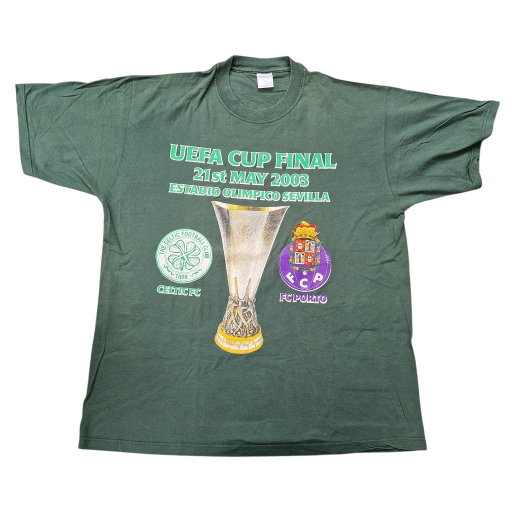 2003 Uefa Cup Final Europa League Celtic Porto t-shirt, Buitenlandse clubs, Gebruikt, Shirt, Ophalen of Verzenden