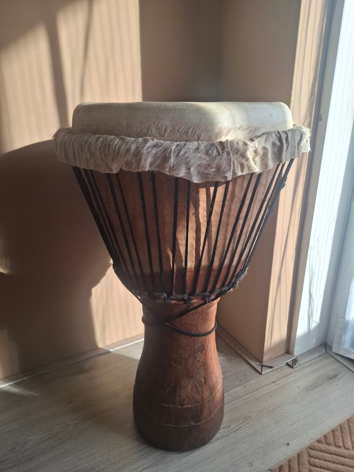 Djembe - Handgemaakte Afrikaanse Trommel incl. draagzak!, Muziek en Instrumenten, Ophalen, Gebruikt